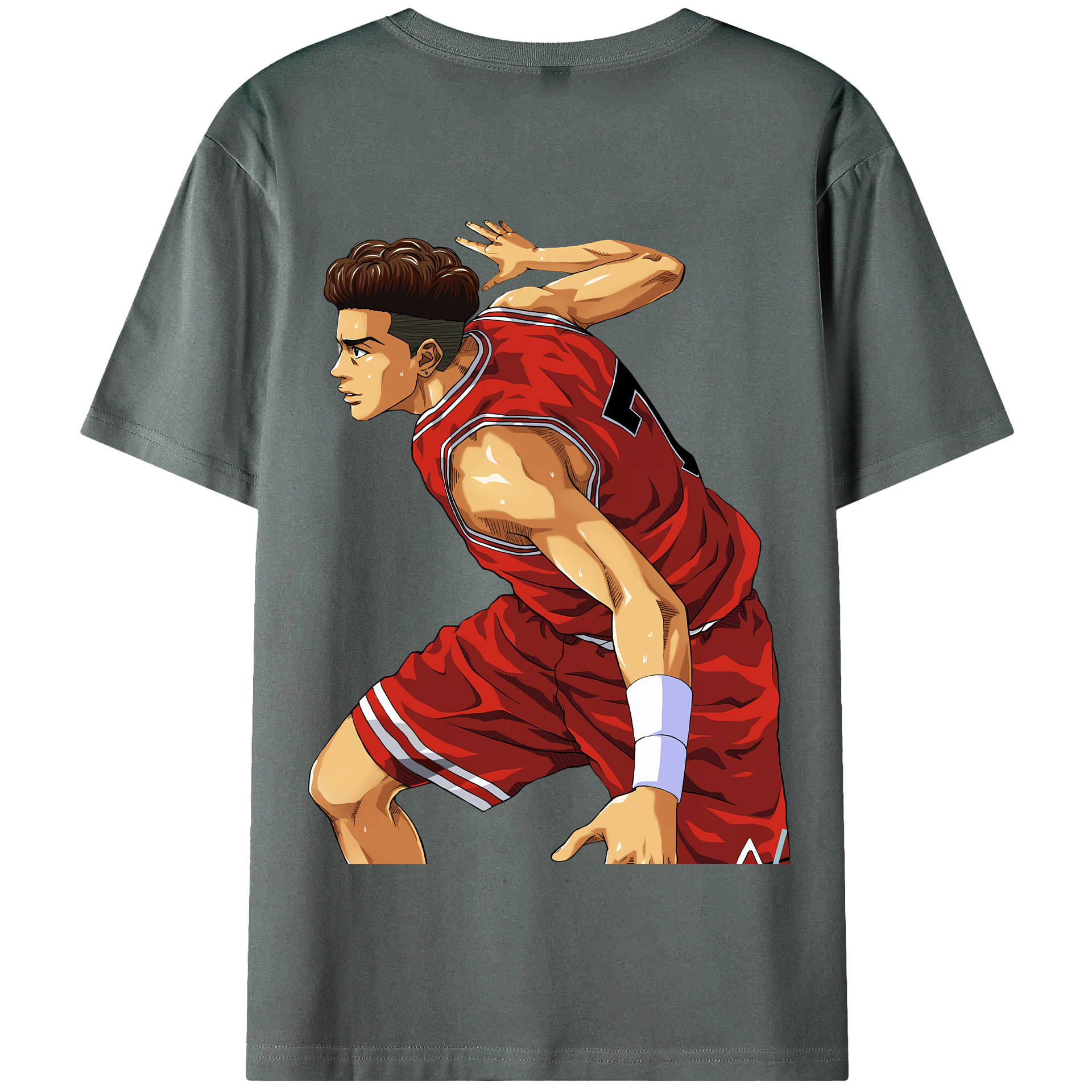 SLAM DUNK／スラムダンク 綿100％半袖Tシャツ（背面プリント）